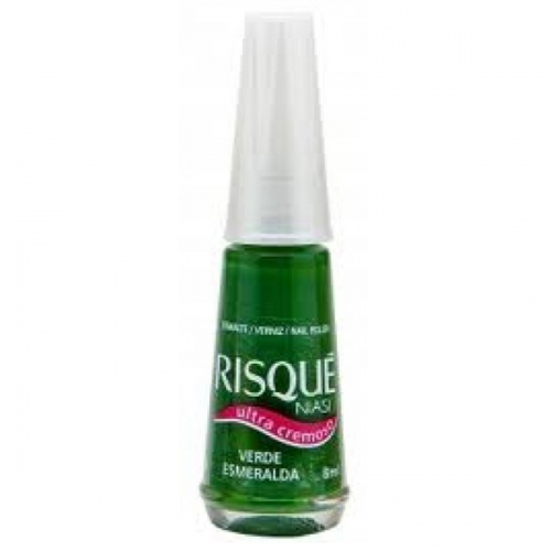 Esmalte Risque Cremoso Verde Esmeralda