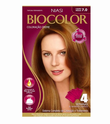 Tintura Biocolor Bisnaga 7.0 Louro Médio