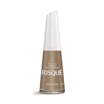 ESMALTE RISQUE 02 LIMIT OURO NUDE 8ML