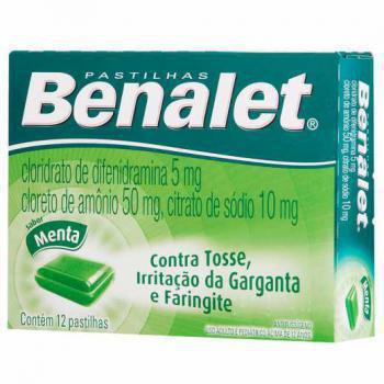 Pastilha Benalet Menta Kenvue 12 Unidades