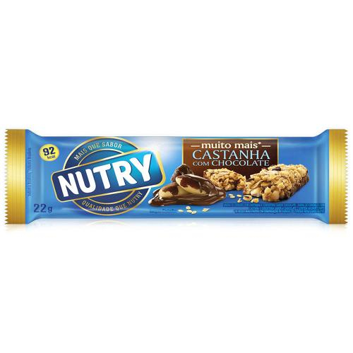 Barra Cereal Nutry Castanha chocolate