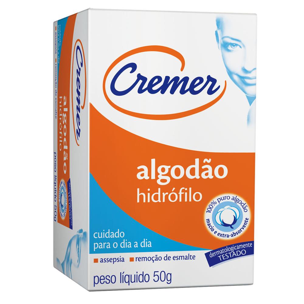 Algodão Hidrófilo Cremer 50g