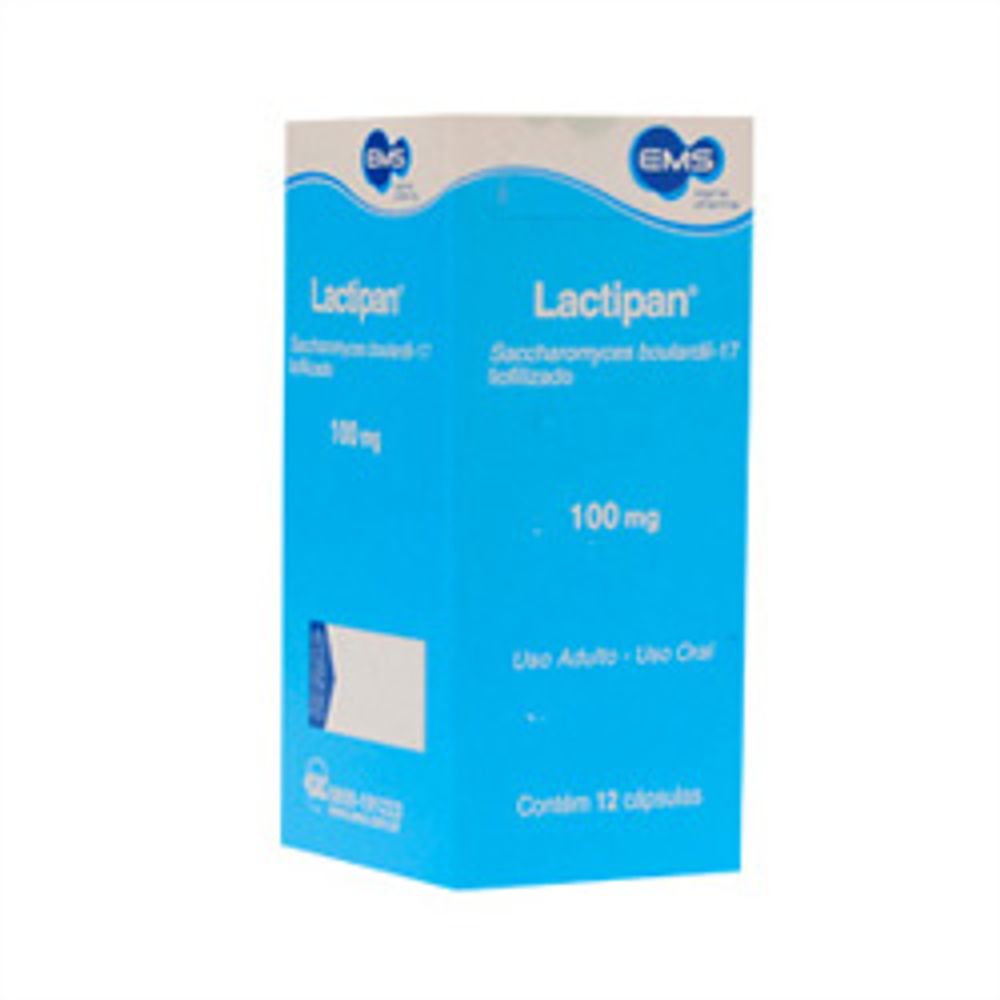 LACTIPAN 100MG COM 12 CAPSULAS