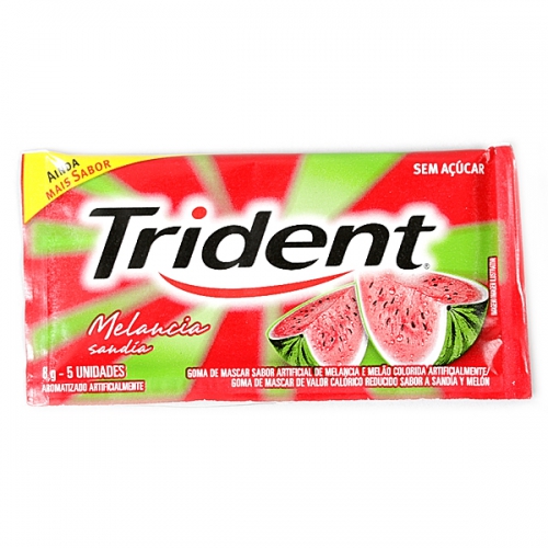 Chiclete Trident melancia