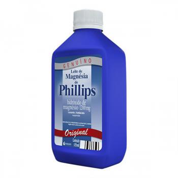 Leite de Magnesia de Phillips 1282,50mg 120mL