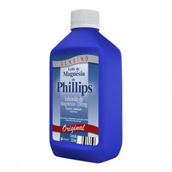 Leite de Magnesia de Phillips 1282,50mg/15mL Tradicional 350mL