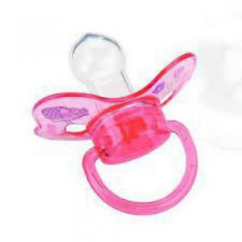 Chupeta Decorada Neon Bico Neon Rosa n2 Kuka