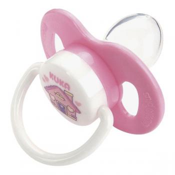 Chupeta Kuka 23874 N.2 Silicone Plus Rosa