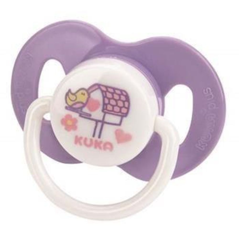 Chupeta Kuka Decorada Plus Bico Redondo N2