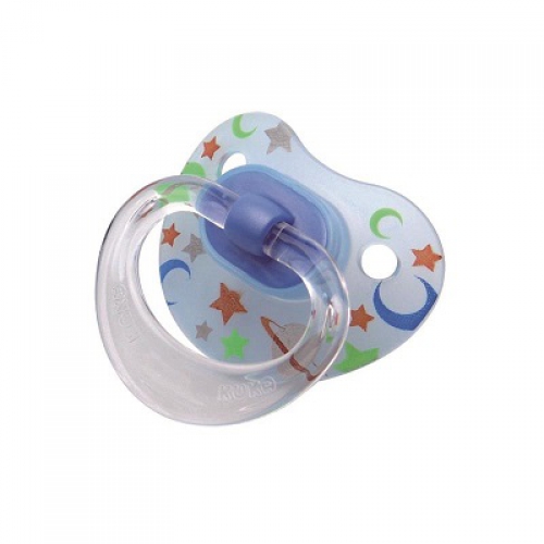 Chupeta Kuka 62811 Numero 2 Bico Silicone Grande Azul