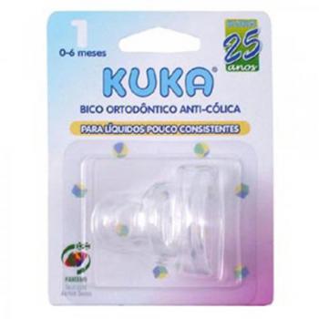 Bico Silicone Ortodontico Kuka T1 Anti Colica 0 a 6m 5063