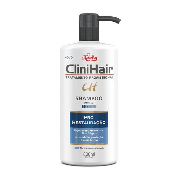 Shampoo Clini Hair Profunda Restauração 800ml