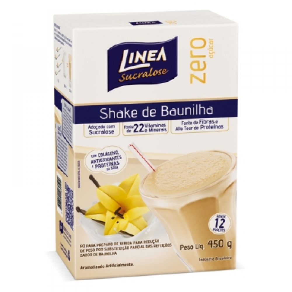 Shake Linea Sucralose Baunilha 450g