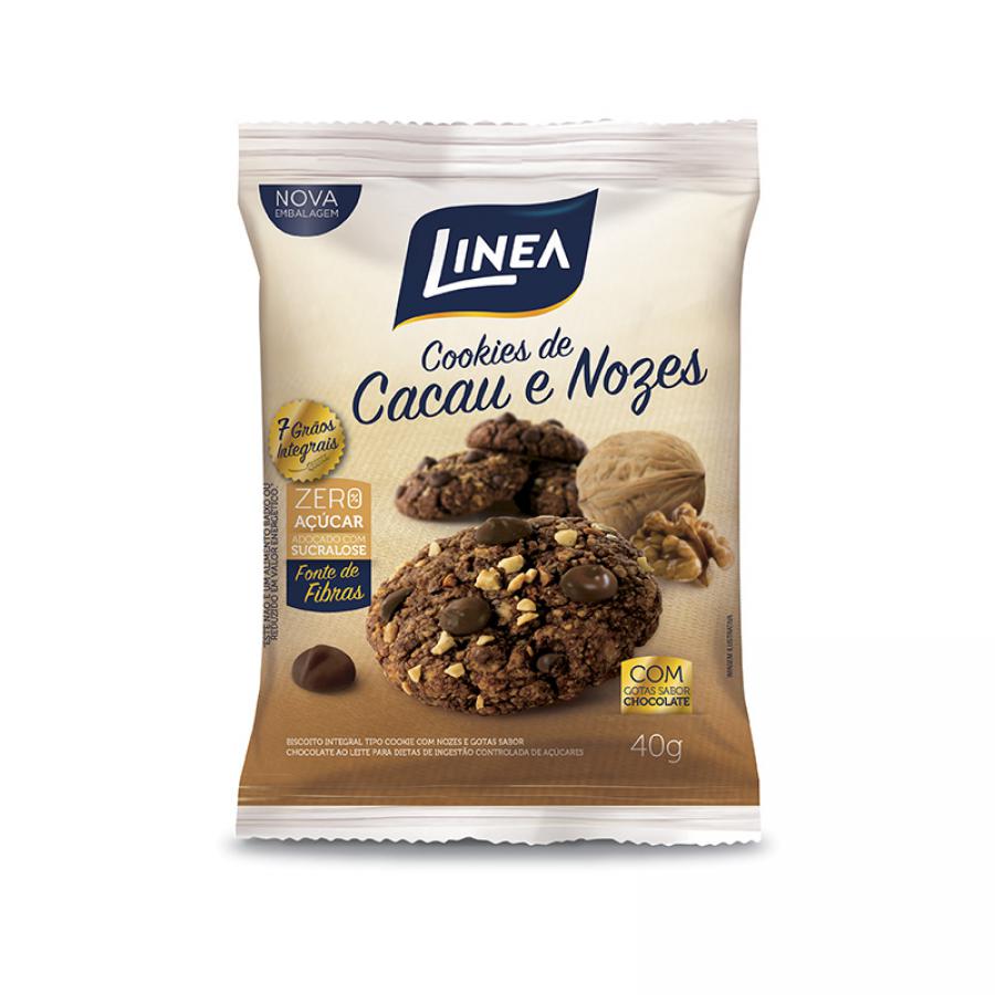 Cookie Linea Diet Chocolate e Nozes 40g