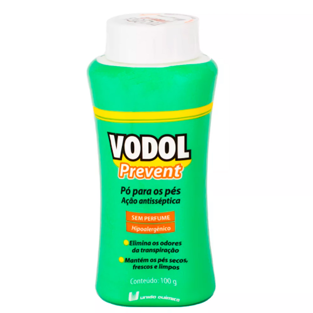Vodol Prevent Talco Sem Perfume 100g