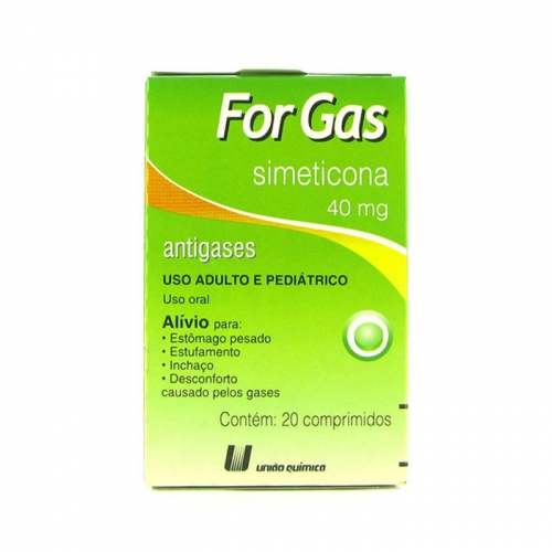 For gas simeticona 40mg com 20 comprimidos