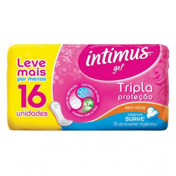 Absorvente Intimus Normal Suave sem Abas 16 Unidades