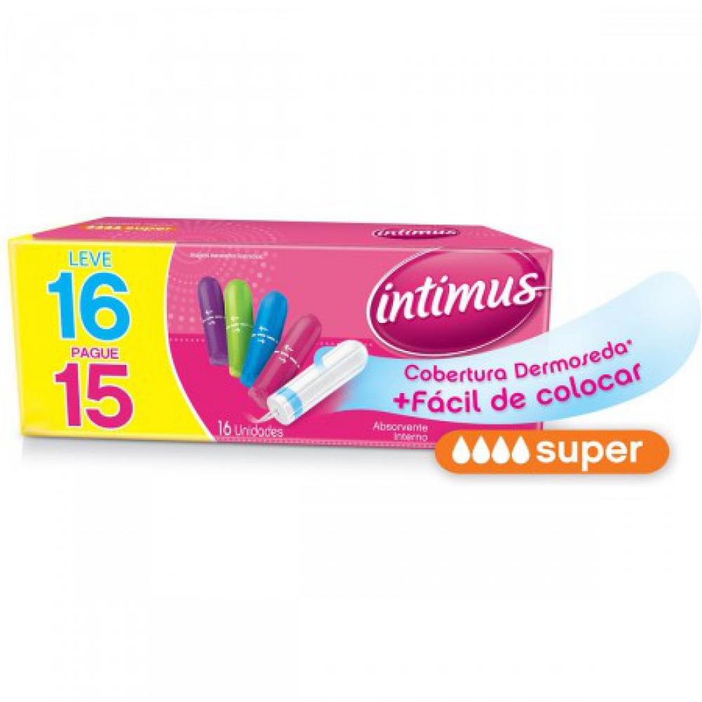 Absorvente Interno Intimus Super 16 Unidades