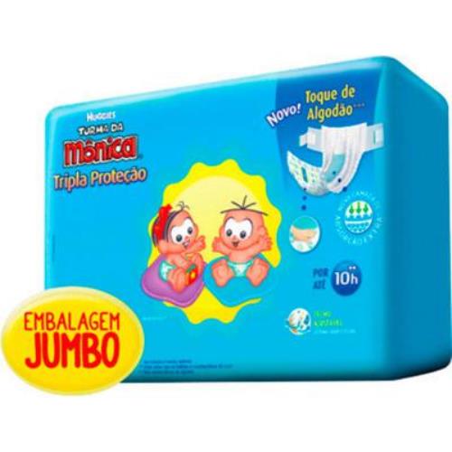 Fralda Turma da Monica Confort Dia & Noite Jumbo Tam EXG  19 unidades