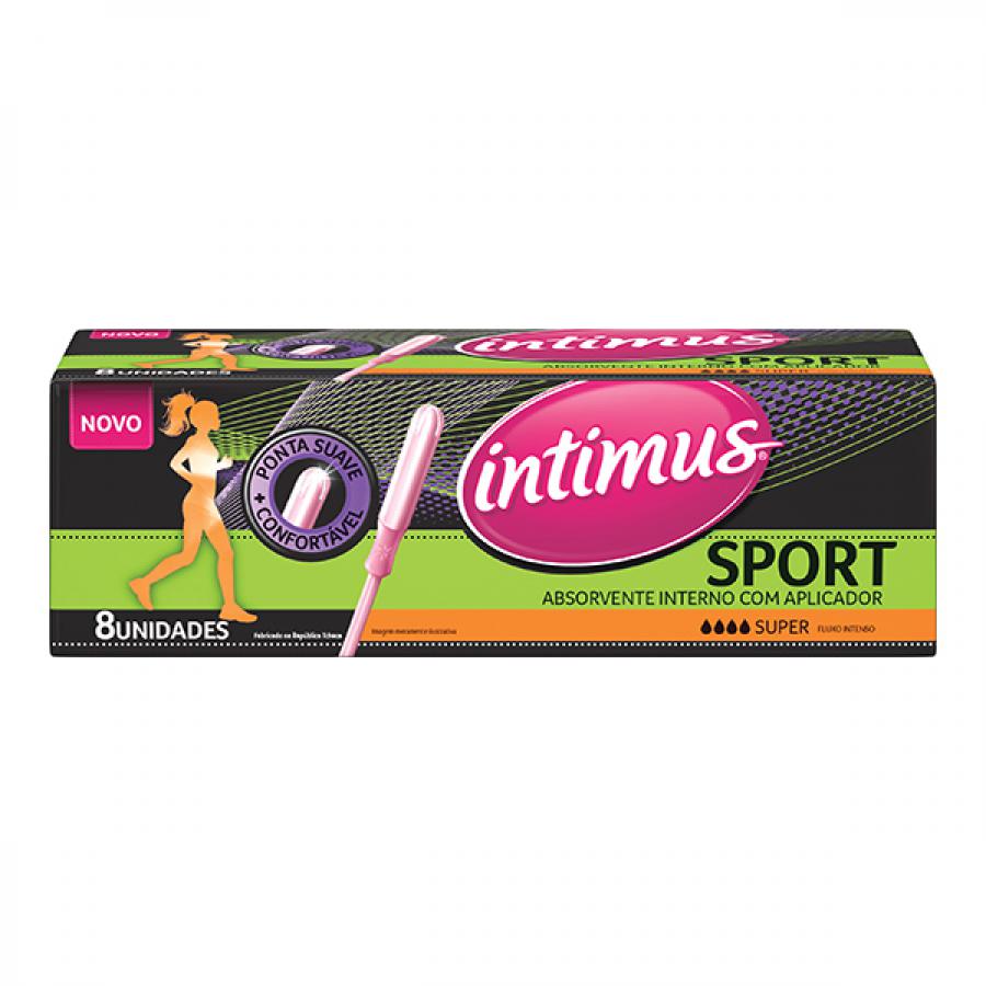 ABSORVENTE INTIMUS INTERNO C/APLICADOR SUPER C/8 UND