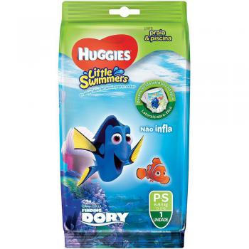 Fraldas Huggies Mar e Piscina Tamanho P com 1 Unidade