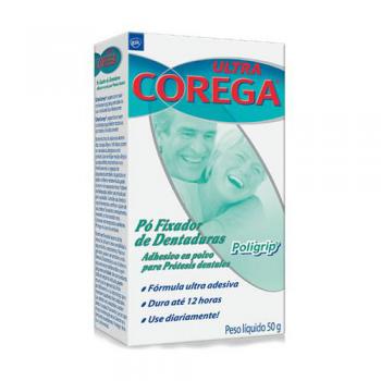 Po Fixador de Dentadura Corega Ultra 50g