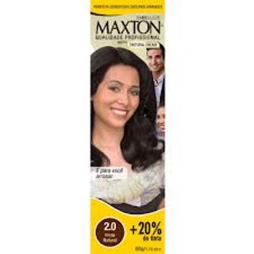 Tintura Maxton 2.0 Preto Natural Bisnaga