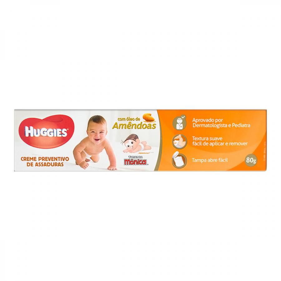 Creme Preventivo de Assaduras Huggies Amendoas 80g