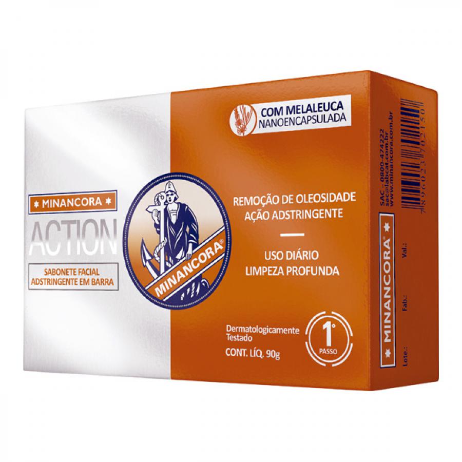 Minancora Action Sabonete Facial Adstringente em barra 90g