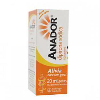 Anador 500mg com 4 comprimidos