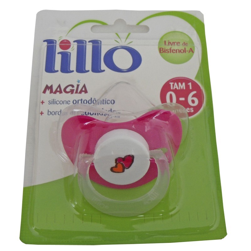 Chupeta Lillo Magia Ortodontica Silicone Rosa