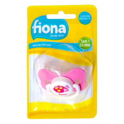Chupeta Fiona Desenhos Tamanho 1 Rosa