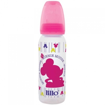 Mamadeira Lillo Disney Minnie Ortodontica Silicone 240ml Tamanho 2