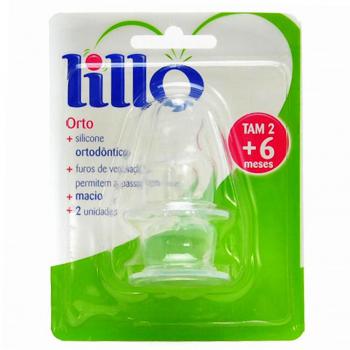 Bico de Mamadeira Lillo Ortodontico Silicone 2 Unidades