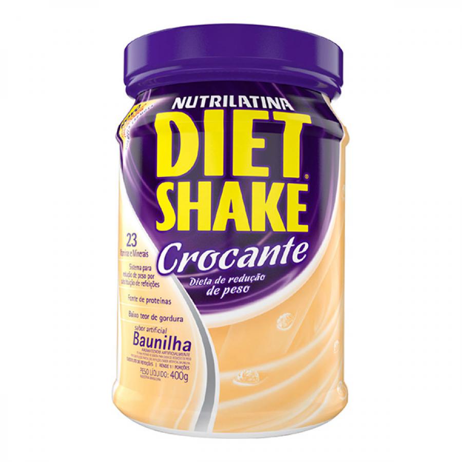 DIET SHAKE CROCANTE 400G BAUNILHA