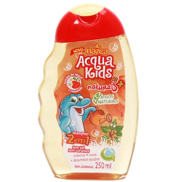 Shampoo Infantil Acqua Kids 2 em 1 Maca e Camomila 250ml