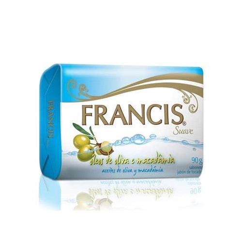 Sabonete Francis Suave Oleos Oliva e Macadanica 90g