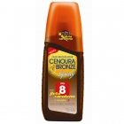 Óleo Bronzeador Cenoura & Bronze FPS 8 spray Beta caroteno