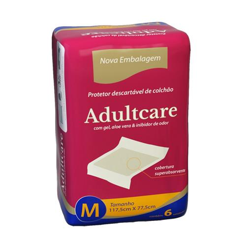 Protetor de Colchão Adultcare com 6 Unidades