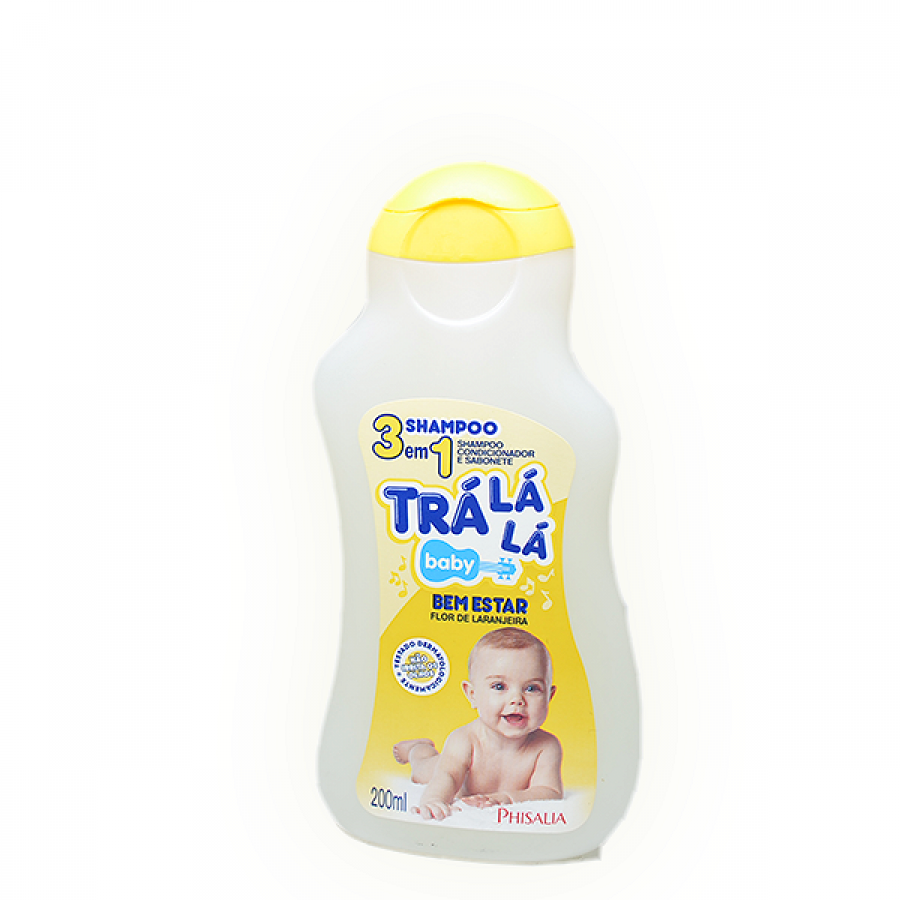 Shampoo Phisalia Tralala baby 3Em1 Bem Estar 200ml