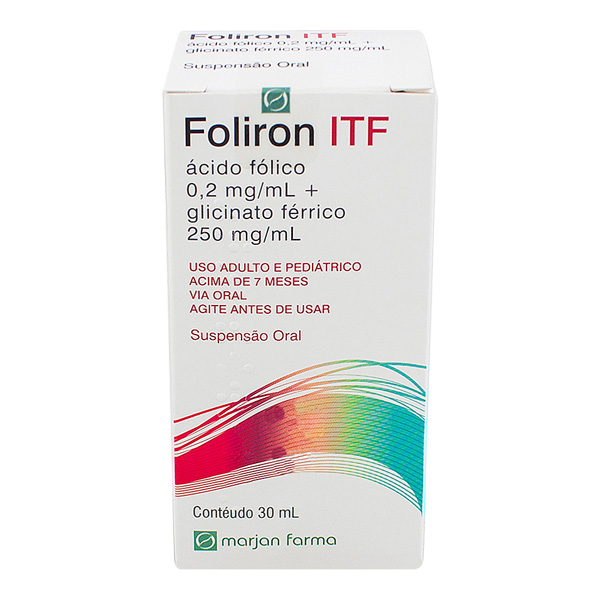 Foliron ITF Suspensao Oral Com 30ml