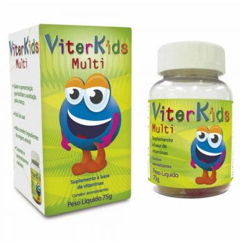 Viterkids Multi Com 30 Pastilhas Gelatinosas