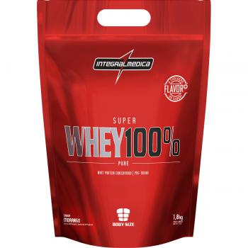 Super Whey 100% Pure 1,8 Kg Morango Refil