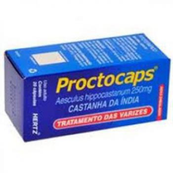 Proctocaps 250mg com 20 Capsulas