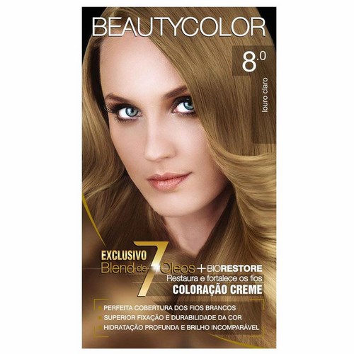 Tintura Beauty Color 8.0 Loiro Claro