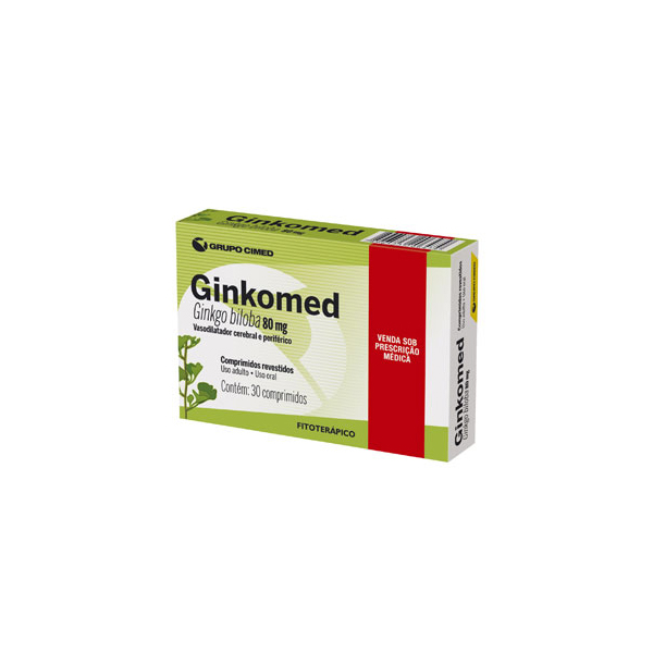 GinkomED 80mg com 30 Capsulas