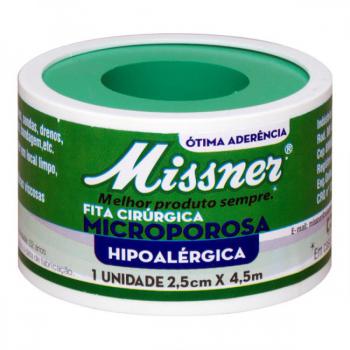 Fita Microporosa Micropore Missner 2,5cm x 4,5m