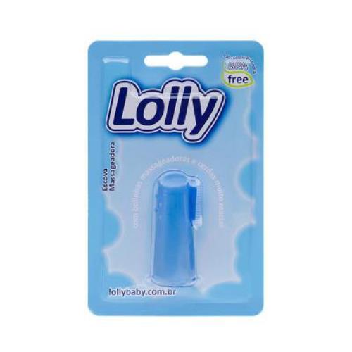 Escova Massageadora Lolly Azul