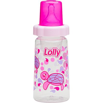 Mamadeira Lolly Big Oceano Cor Rosa 240ml