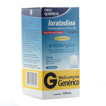 Loratadina 1mg Xarope 100ml